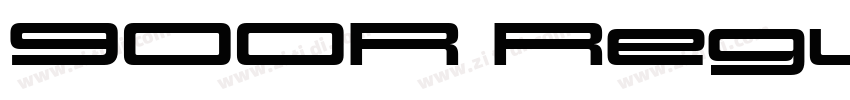 900R Regular字体转换 900R Regular字体转换